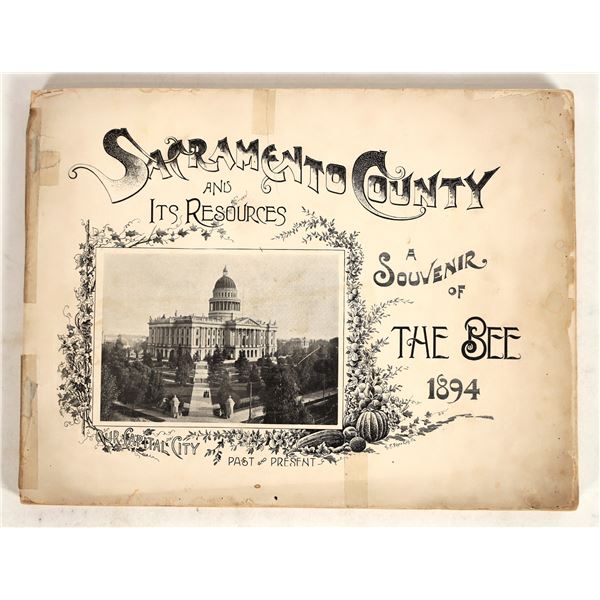 Sacramento County and Its Resources Book Souvenir  [183917]