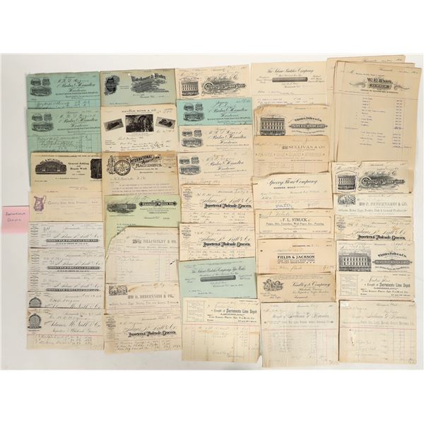 Sacramento, California Billhead Collection (140) [197582]