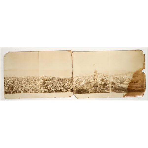 San Francisco 1862 Lithograph Pair [197317]