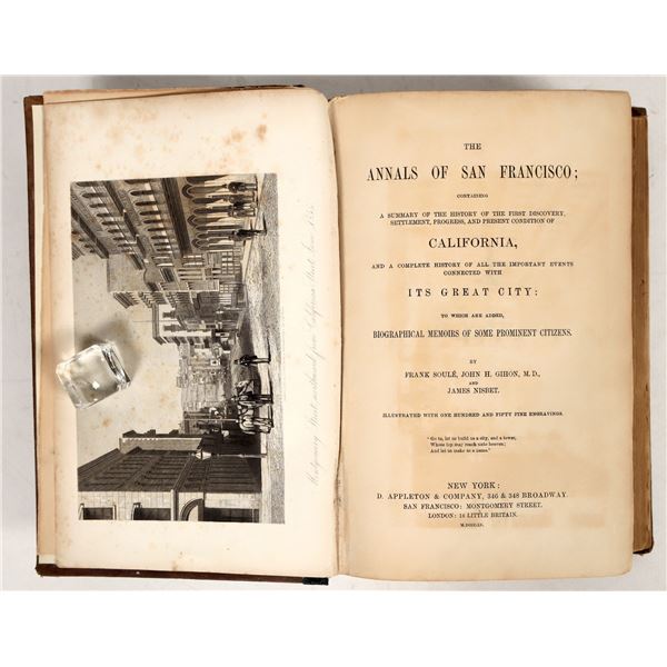 1855 The Annals of San Francisco, Soule, Gihon, & Nisbet [197571]
