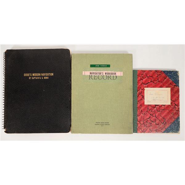 Dobie's Modern Navigation and Navigator's Log Books for John Thomas 1939-1964 [197231]