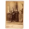 Image 1 : Cabinet Card of Major Littlefinger & His Wife (Little People Performers) [197615]