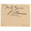 Image 1 : Circus Promoter PT Barnum Cut Square Autograph [199979]