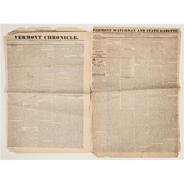 Newspapers From Vermont [199624]