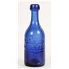 Image 1 : Boley & Co. Cobalt Blue, Iron Pontil Soda Bottle. 1850s. [197042]
