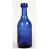 Image 2 : Boley & Co. Cobalt Blue, Iron Pontil Soda Bottle. 1850s. [197042]