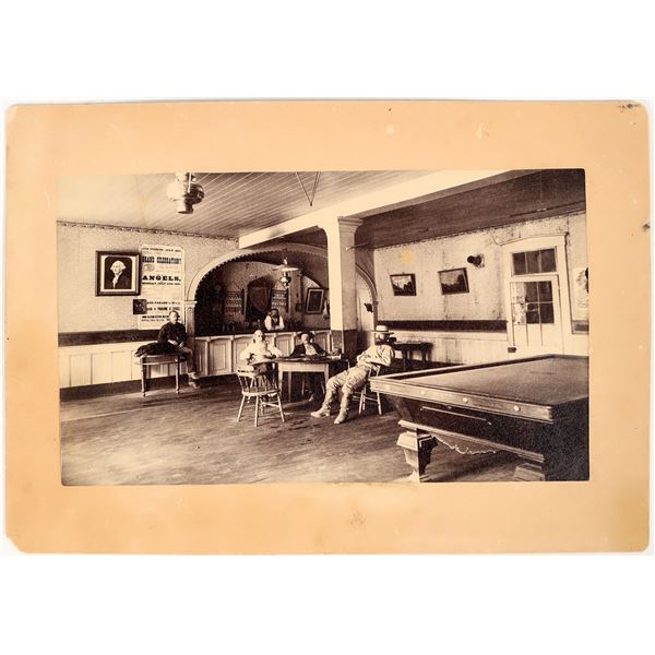 Angels Camp, California Saloon Interior Photograph, c.1892 [197309]