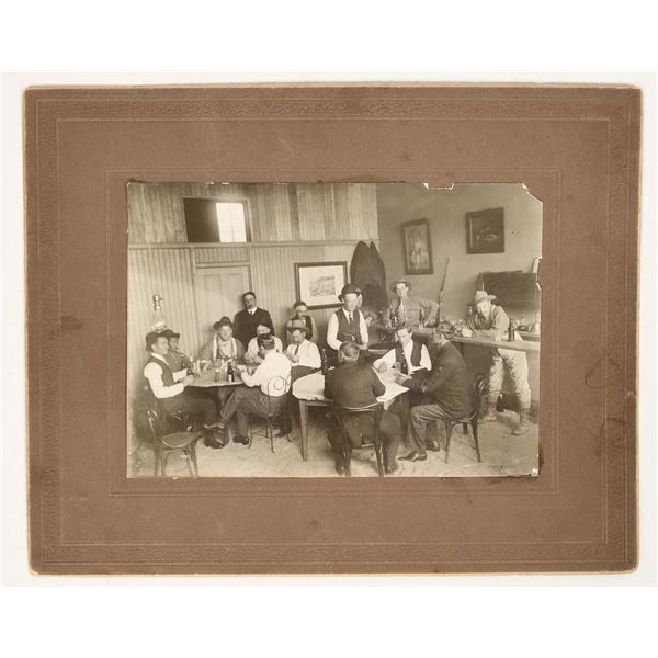 Gaming Saloon Photo from Tonopah c.1907 [197248]