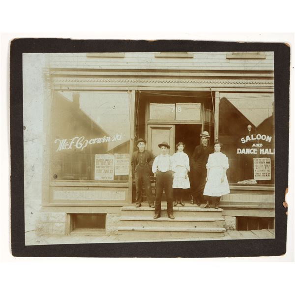 Czerwinski Saloon and Dance Hall Photo 1907  [197244]
