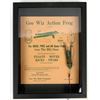 Image 1 : Gee Wiz Action Frog Lure on Dealer Card, Framed [197057]