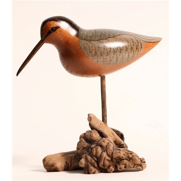 Wood Decoy Long Billed Curlew Water Bird [184011]