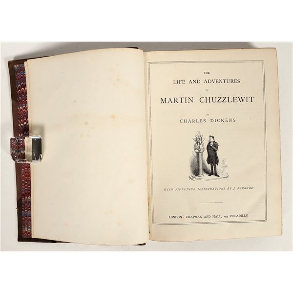 Early Charles Dickens Book: Oliver Twist and Martin Chuzzlewit [199534]
