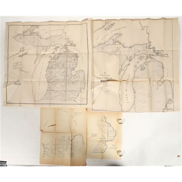 Michigan GLO Map Suite, 1837-1852 [190748]