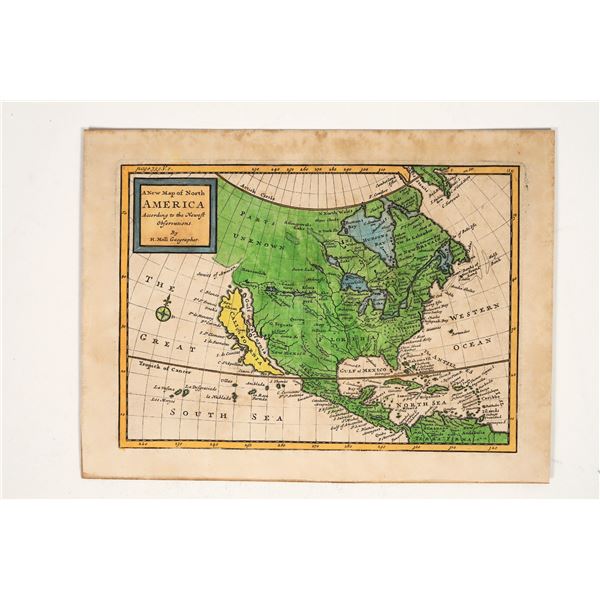 Map of North America by Herman Moll  [198422]