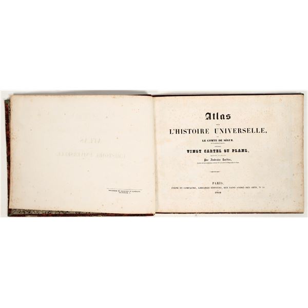 Atlas pour L'Histoire Universelle... Tardieu, Paris, 1840 [198782]
