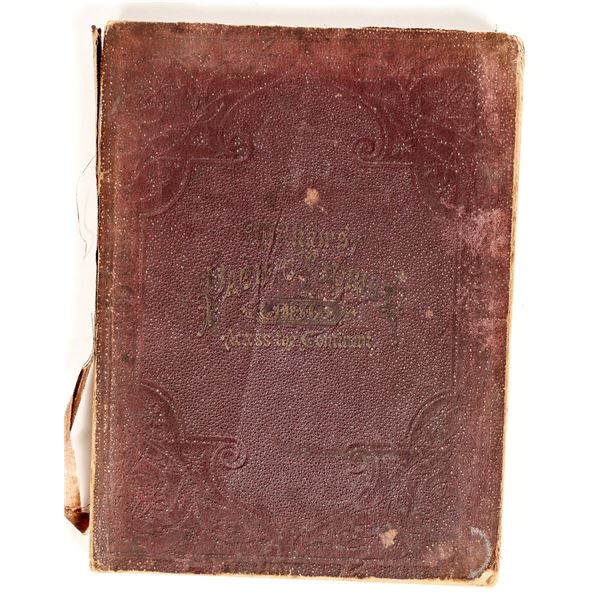 Rare 1887 Pacific Coast Travel Guide [198824]