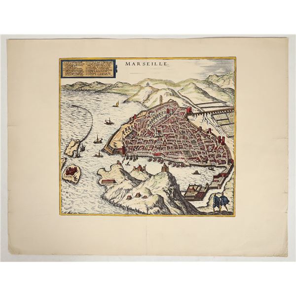 Antique Map of Marseille [158242]