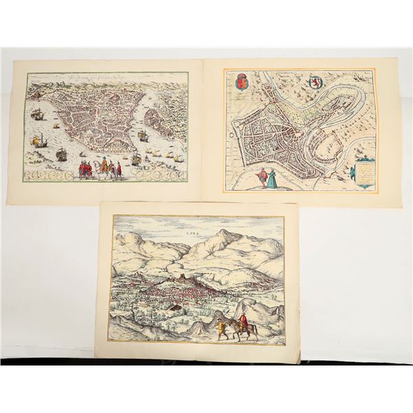 Maps of Constantinople, Luxemburg c1500 [199644]