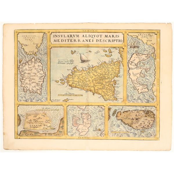 Vintage Maps of Islands of the Mediterranean Sea [158247]