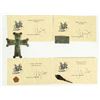 Image 1 : First Crusades Knights Templar Burial Cross, Tablet, Medal Arrowhead Reproductions (4) [200141]