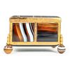 Image 1 : Choice Banded Polychrome Agate Jewelry Box [200291]