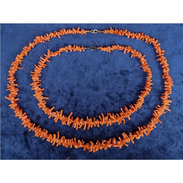 Vintage Branch Coral Necklaces [124971]
