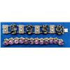 Image 1 : Antique Sterling Silver and Gemstone Bracelets, c. 1900-1920 [200432]