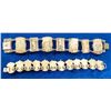 Image 2 : Antique Sterling Silver and Gemstone Bracelets, c. 1900-1920 [200432]
