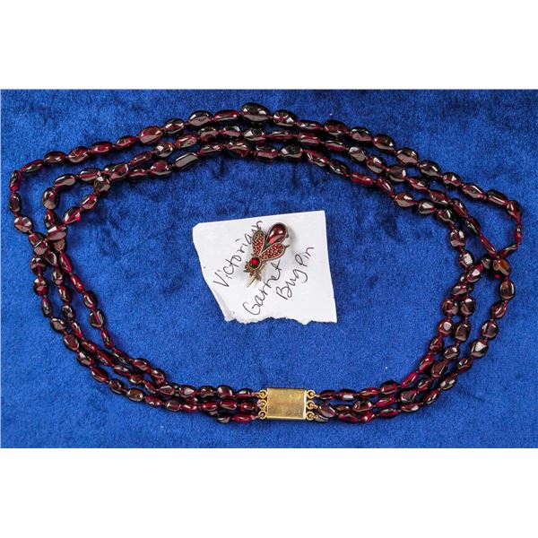 Vintage Garnet jewelry [137301]