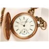 Image 1 : HB Potthoff Gold Pocket Watch w/ Chain [190241]