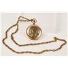 Image 2 : HB Potthoff Gold Pocket Watch w/ Chain [190241]
