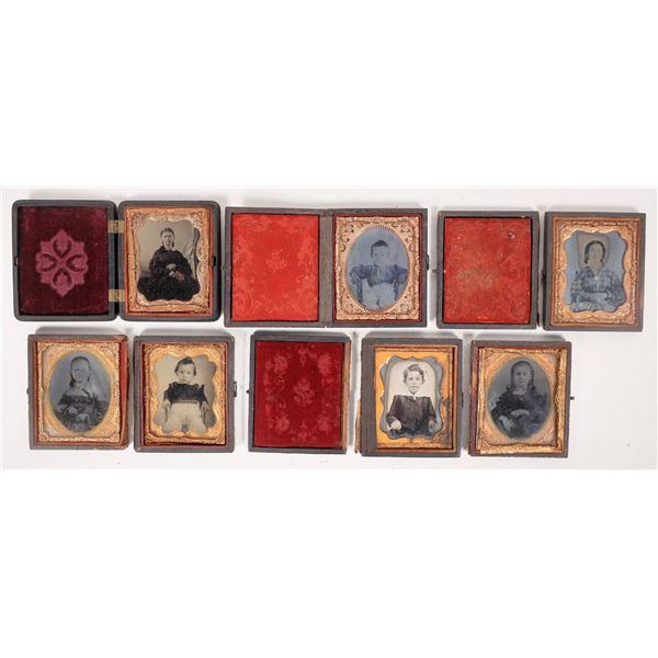 Tintypes, Daguerreotypes Collection (7), c1857-60 [191589]