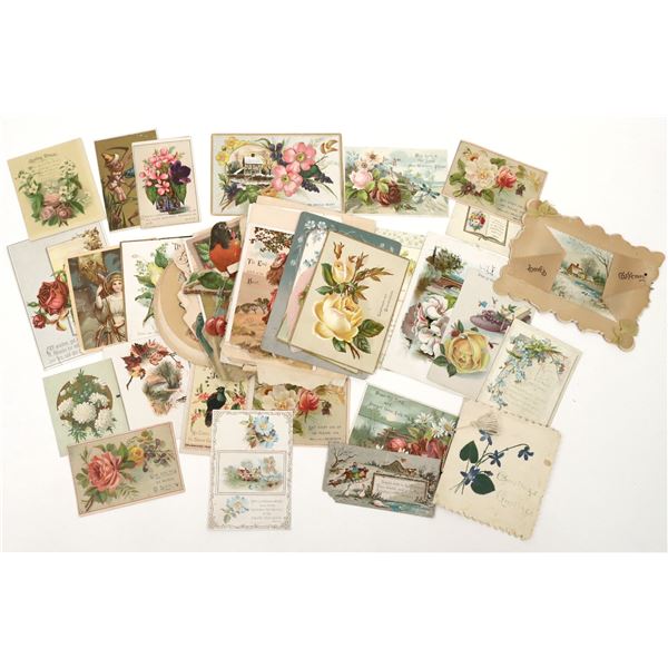 Trade Cards, Ephemera, Valentine's, Etc. (65) [190097]