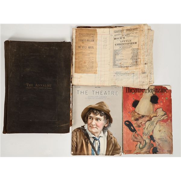 Theatre and Film Collection (Playbill Scrapbook, Vintage Magazines), 1890s-1920s [197903]