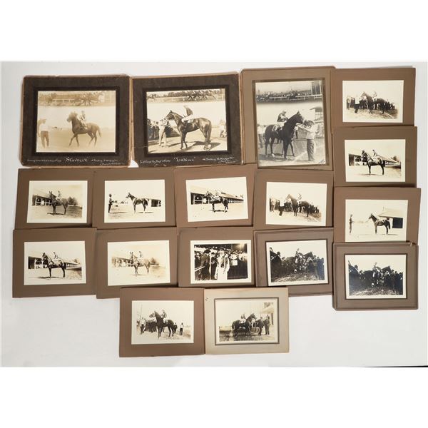 Early Horse Racing Photograph Group (17) [197702]