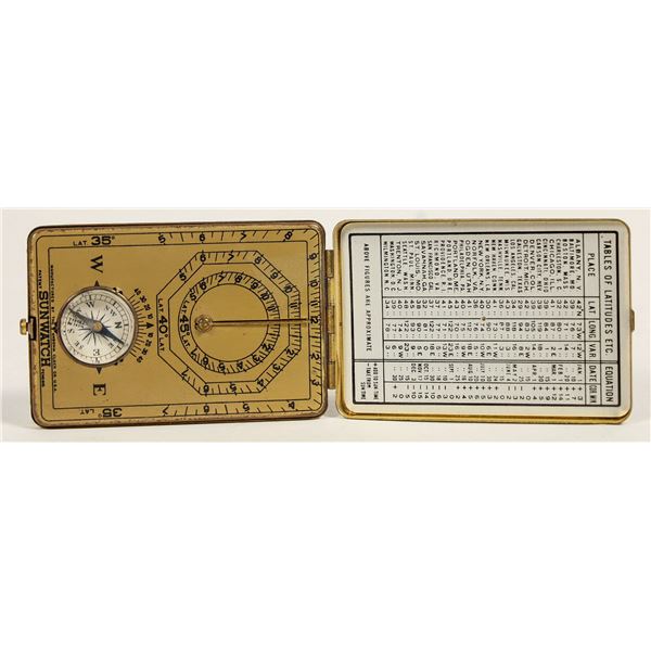 Ansonia Sunwatch Compass 1920's [198375]