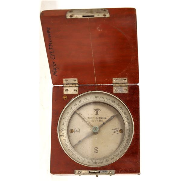 Keuffel & Esser Co. Mahogany Box Compass c. 1910-1919 [198378]