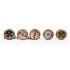 Image 1 : Marbles Lapel Pin and pocket Compasses (5) [200005]