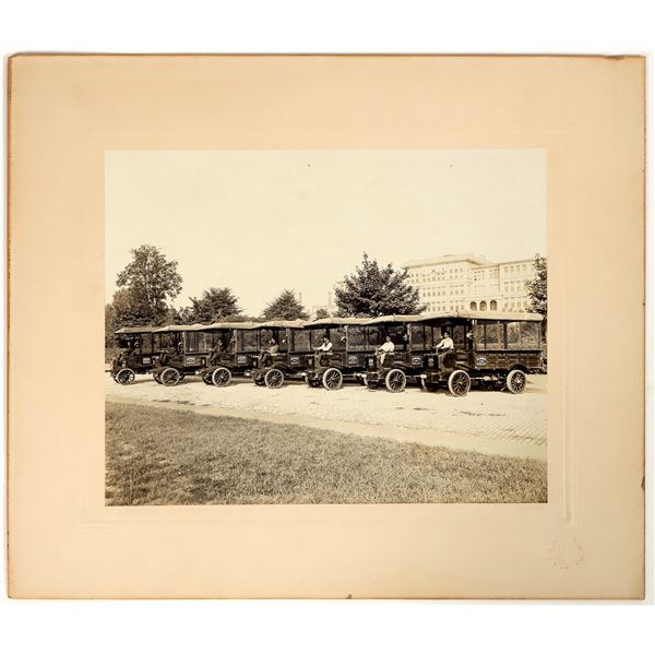 Fantastic Adams Express Co. / Southern Express Co. Early Express Vehicles Photograph [197629]