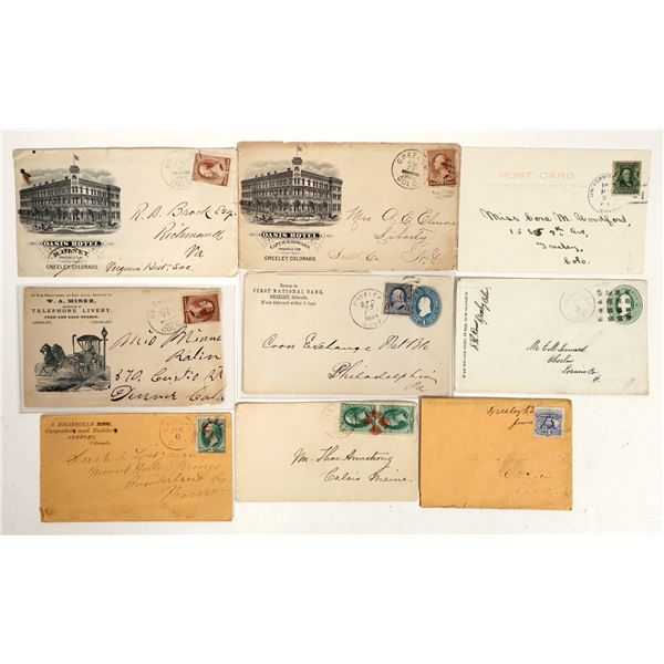 Greeley, Colorado Postal History Collection [199288]