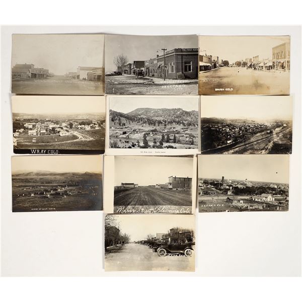 Rare Colorado Real Photo Postcards [198747]
