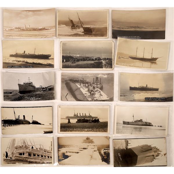 Ships Wrecked and Aground Postcards - 15 [199691]
