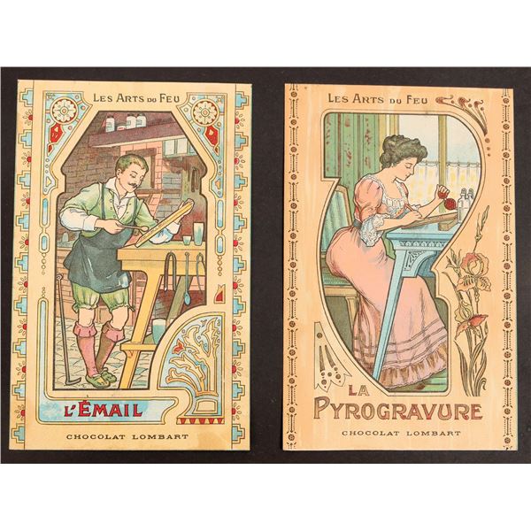 Art Nouveau - Advertising Chocolate Cards, c1900-10 (2) [188168]