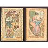 Image 1 : Art Nouveau - Advertising Chocolate Cards, c1900-10 (2) [188168]