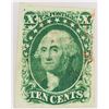 Image 1 : Scott #14, Washington 10c, Centered [199725]