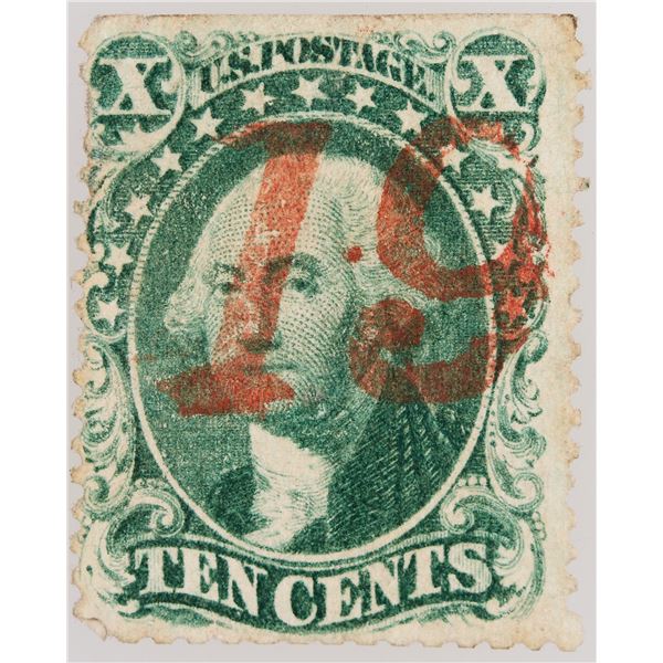 Scott #32, Green Washington 10c [199719]