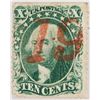 Image 1 : Scott #32, Green Washington 10c [199719]