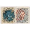 Image 1 : Scott #70b, Washington 24c, Pair [199729]