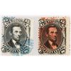 Image 1 : Scott #77, Lincoln 15c, Pair [182178]