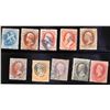 Image 1 : 1870-1871 Series - Scott #145-155 (Group of 10) [182165]